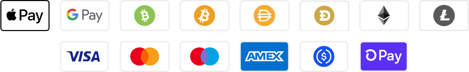 Available payment methods
